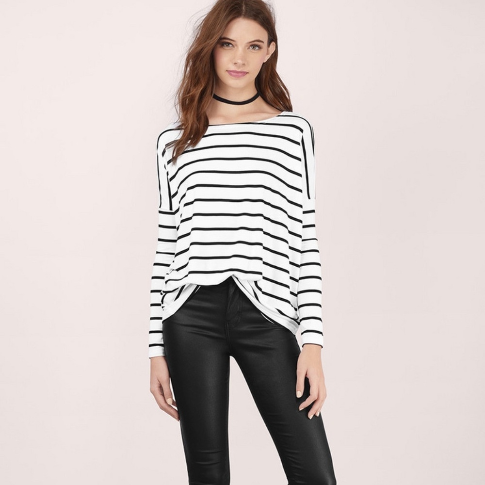 Long Sleeve Stripped Shirt